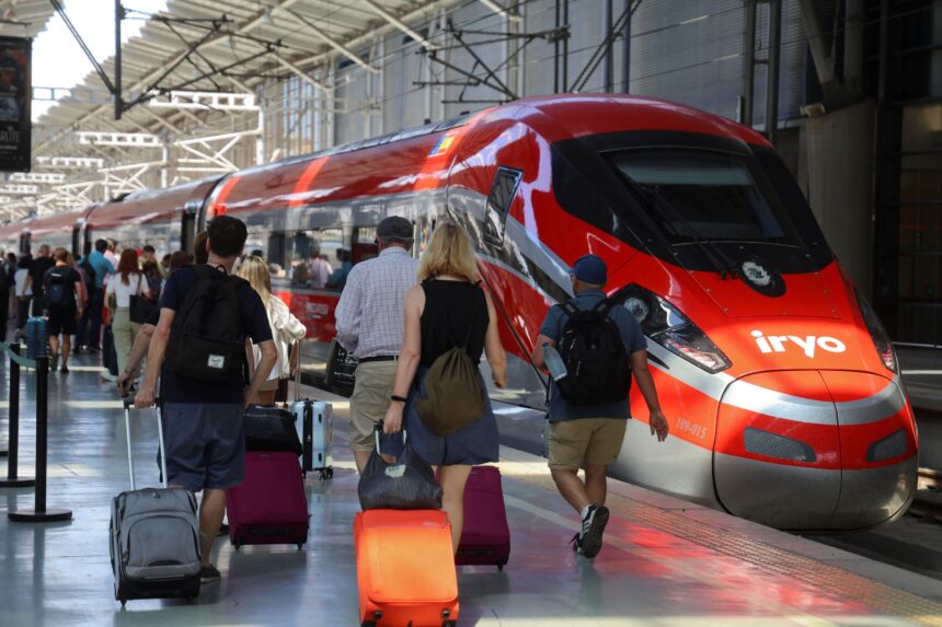Iryo aplicará un Erte a 40 empleados en Málaga por el corte de la línea de alta velocidad a Madrid