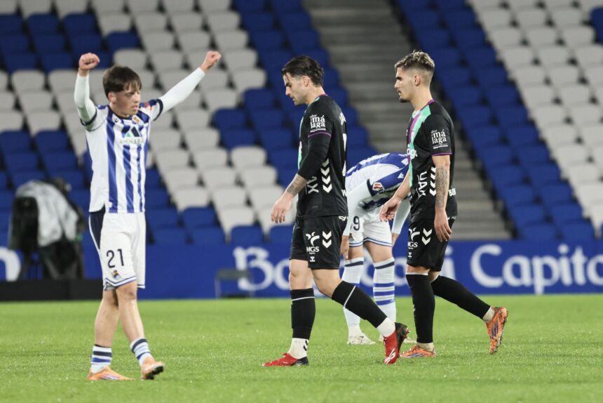 Real Sociedad B-Málaga CF: El filial fue el visitante (2-1) Real Sociedad B-Málaga CF: El filial fue el visitante (2-1)