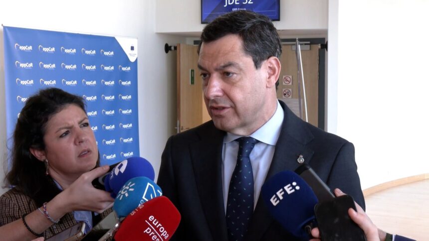 Moreno advierte del impacto económico de los aranceles de Trump en Andalucía: «Veo a España aislada»