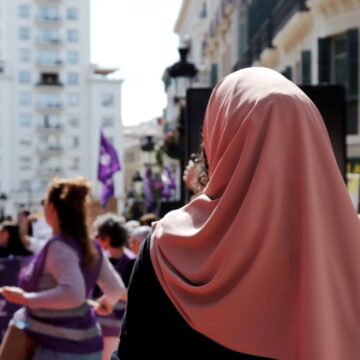 La manifestación del 8M en Málaga, en fotos