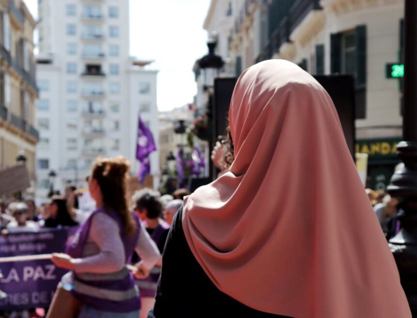 La manifestación del 8M en Málaga, en fotos