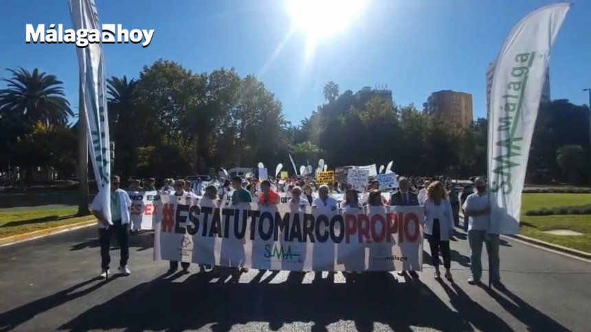 Huelga de médicos la próxima semana y manifestación autonómica en Málaga por un estatuto propio