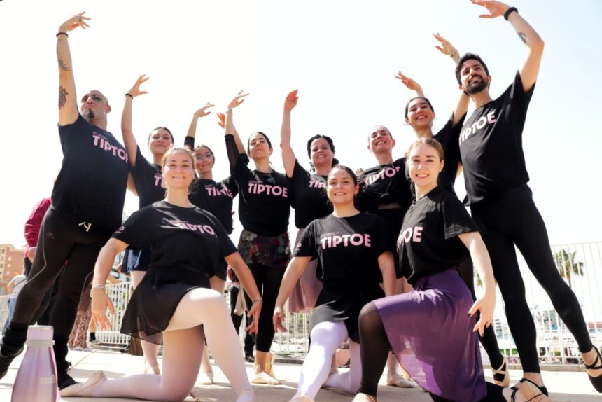 La magia del ballet toma el Muelle Uno de Málaga, de la mano de ‘Tiptoe’
