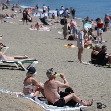 Aemet avisa de la llegada de una masa de aire cálida acompañada de polvo a Málaga esta semana