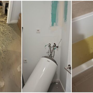 Tuberías atascadas, aguas fecales, techos que se caen: vecinos denuncian problemas en viviendas recién entregadas en Teatinos