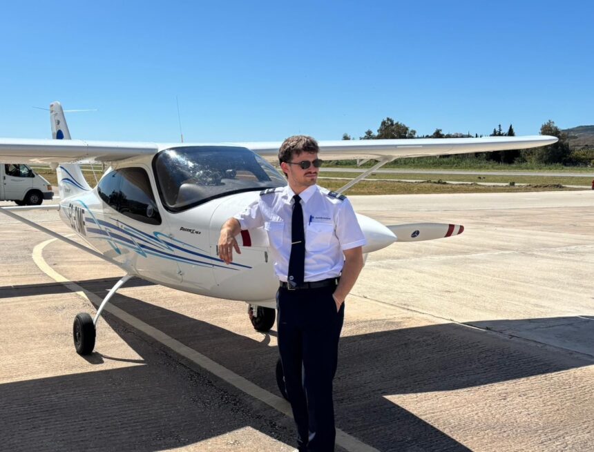 Un sueño de altura: el malagueño Antonino García comparte su formación como piloto de avión Un sueño de altura: el malagueño Antonino García comparte su formación como piloto de avión