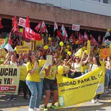 Huelga de las guarderías de Málaga: “Una monitora no puede estar pendiente de ocho niños de un año»
