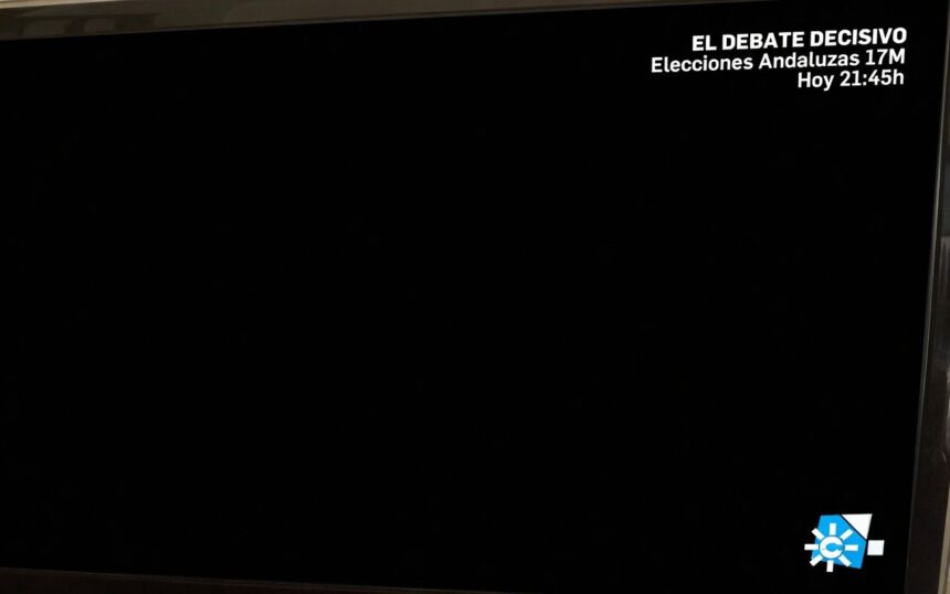 Canal Sur se va a negro por la tarde en la primera jornada de paro