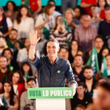 Pedro Sánchez llama a la movilización de la izquierda: «En estas elecciones hay partido y lo vamos a ganar»