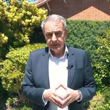El vídeo completo con las palabras de José Luis Rodríguez Zapatero tras su imputación