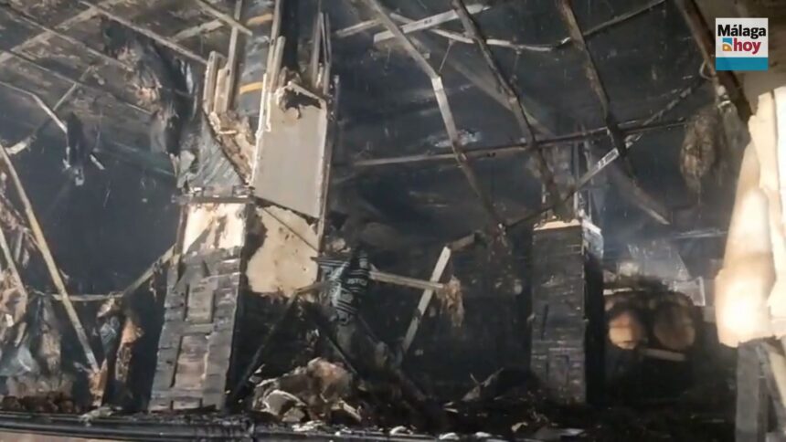 Así ha quedado el hotel Ibis y el Le Grand Café Centro tras el incendio