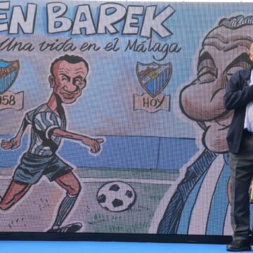 Abdallah Ben Barek: Más que un estadio, un trozo del escudo del ‘CD Málaga CF’