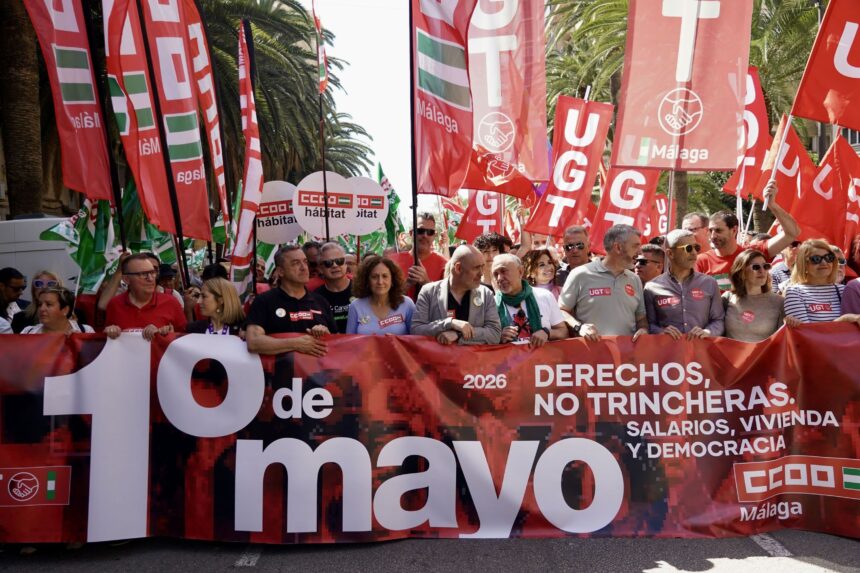 Los candidatos también van a las manifestaciones