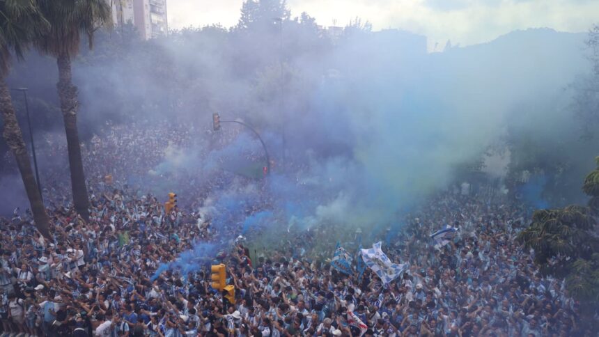 El impresionante recibimiento al Málaga CF, desde dentro