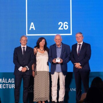 José Seguí, premio de Excelencia a la trayectoria por el Colegio de Arquitectos de Málaga