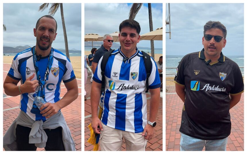 Así late el malaguismo en Las Palmas: «Es como ver jugar a los chavales de tu barrio»