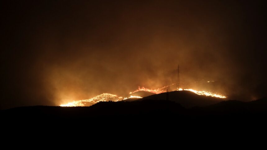 Así fue el origen del incendio de Los Gallardos en Almería