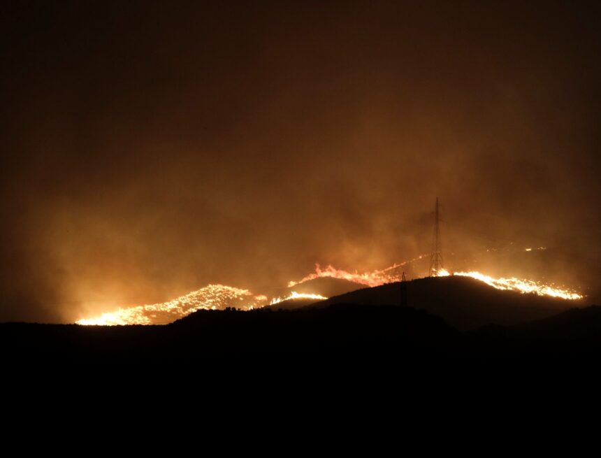 Así fue el origen del incendio de Los Gallardos en Almería Así fue el origen del incendio de Los Gallardos en Almería