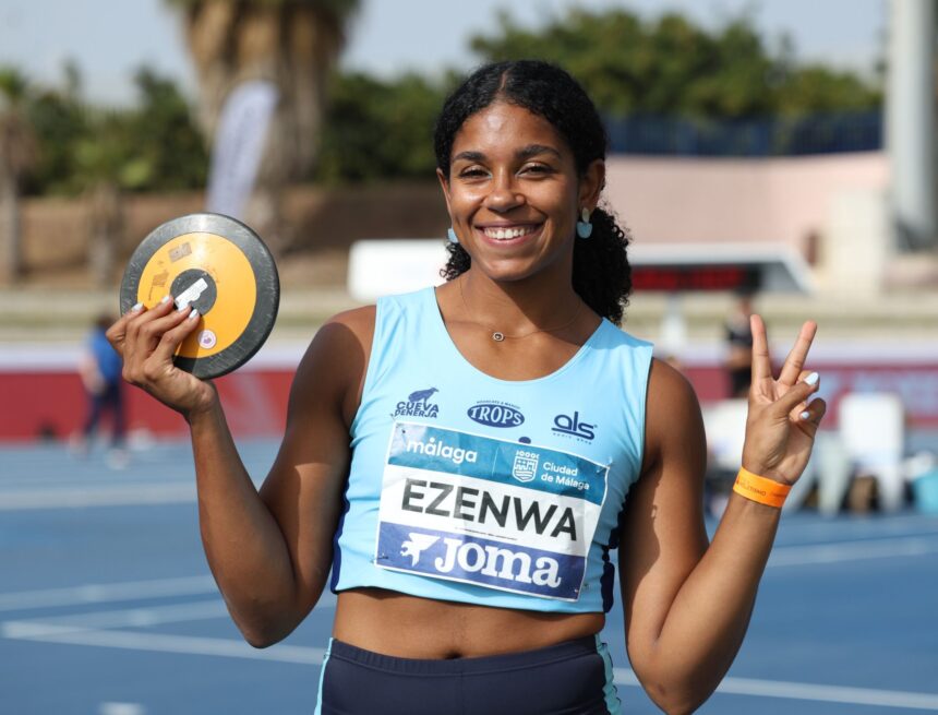 La malagueña Naomey Ezenwa, subcampeona de España de lanzamiento de disco La malagueña Naomey Ezenwa, subcampeona de España de lanzamiento de disco