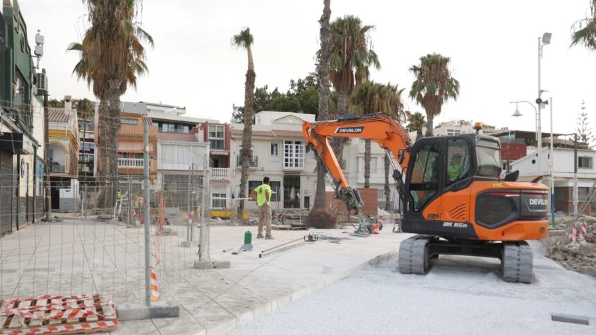 El Ayuntamiento no cobra la tasa de terrazas en el paseo de Pedregalejo durante las obras