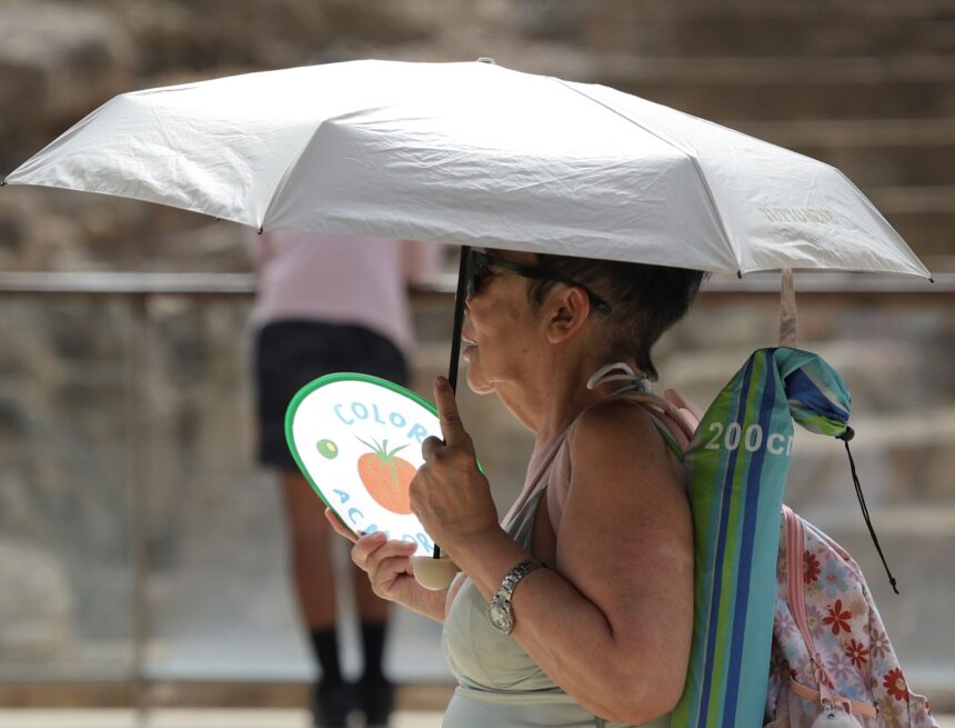 El terral convierte a Málaga en uno de los hornos del país con máximas por encima de los 40 grados El terral convierte a Málaga en uno de los hornos del país con máximas por encima de los 40 grados