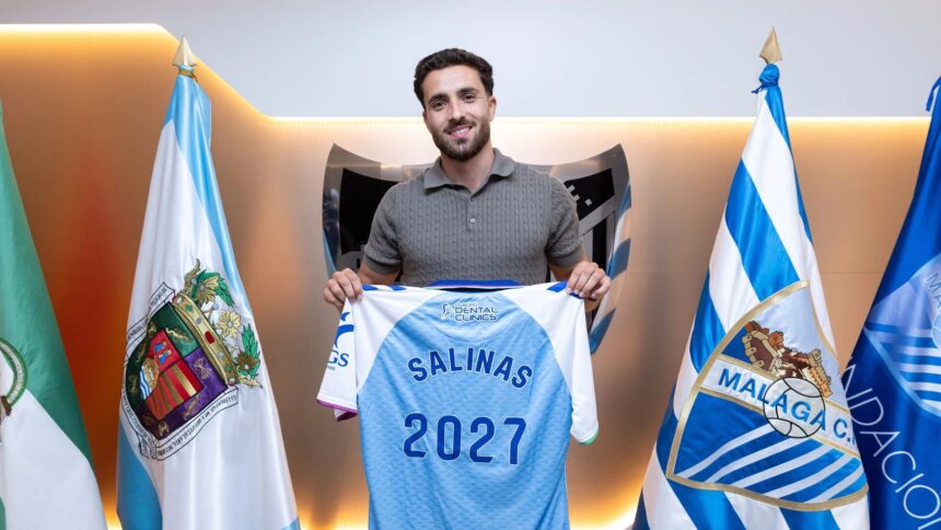 El Málaga CF hace oficial el fichaje de José Salinas