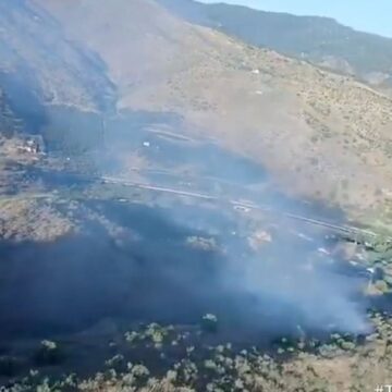 Declarado un incendio forestal en los Montes de Málaga