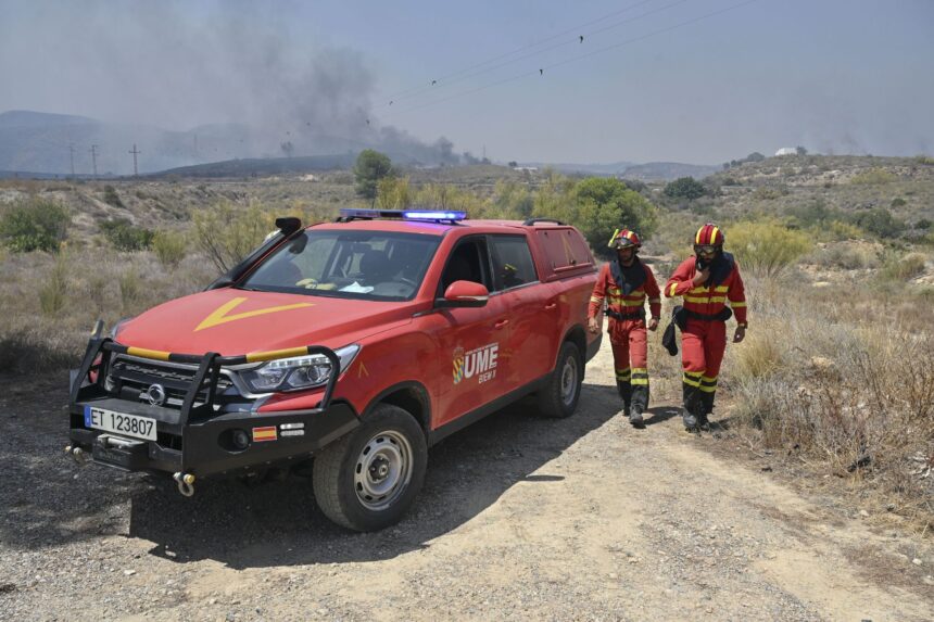 El incendio de Almería, en directo | Identificadas ya diez de las trece víctimas del incendio de Los Gallardos