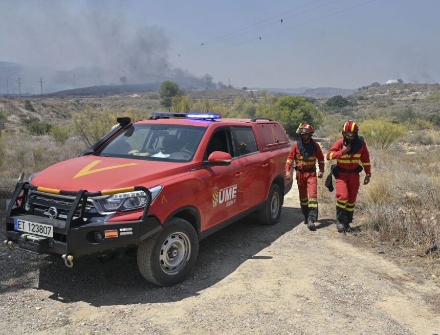 El incendio de Almería, en directo | Identificadas ya diez de las trece víctimas del incendio de Los Gallardos
