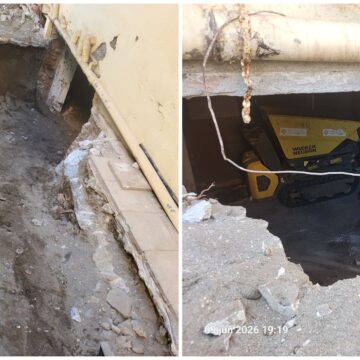 Vecinos de Carretera de Cádiz, "aterrados" por unas obras en el sótano de su edificio: "He hecho una maleta por si se empieza a caer" Vecinos de Carretera de Cádiz, «aterrados» por unas obras en el sótano de su edificio: «He hecho una maleta por si se empieza a caer»