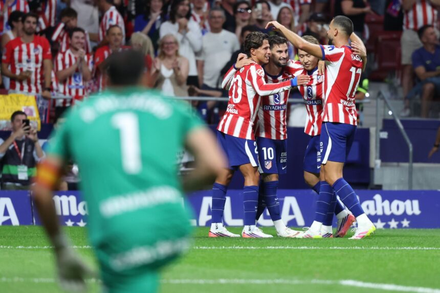Atlético de Madrid-Málaga CF: Celebrar la derrota (2-0)