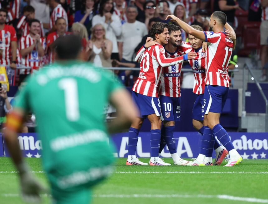 Atlético de Madrid-Málaga CF: Celebrar la derrota (2-0)