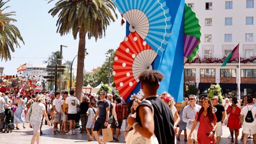 La Feria más «internacional» se vive en el Centro: «Esto es impresionante, hay mucho flamenco»