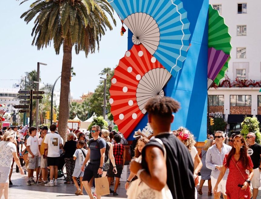 La Feria más «internacional» se vive en el Centro: «Esto es impresionante, hay mucho flamenco»