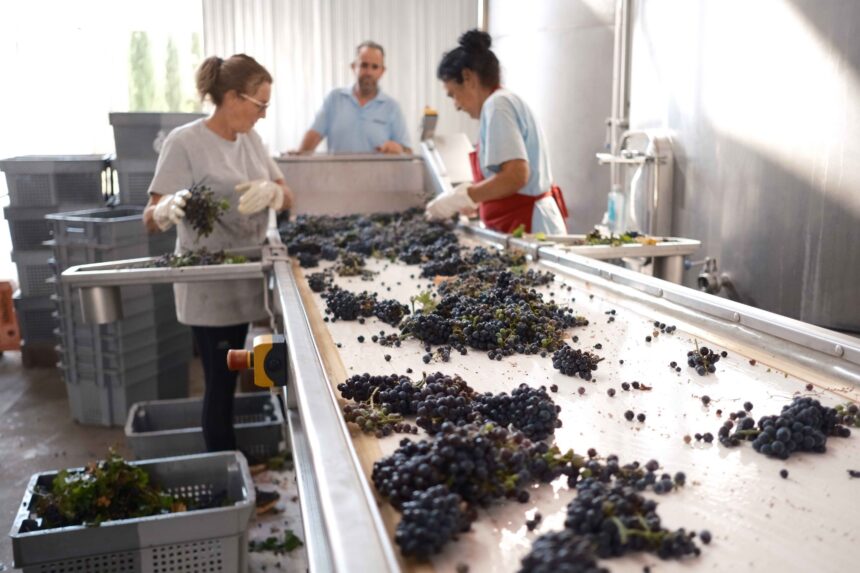 Trabajo artesanal para elaborar los vinos de la Serranía