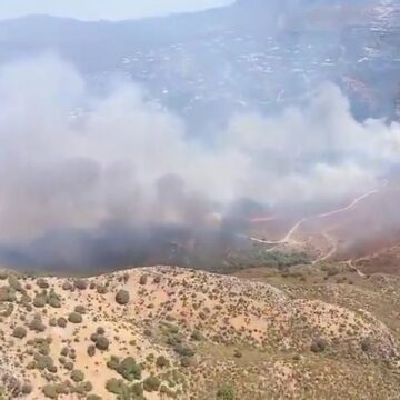 Declarado un incendio en el paraje Ermita del Rosario de Benahavís