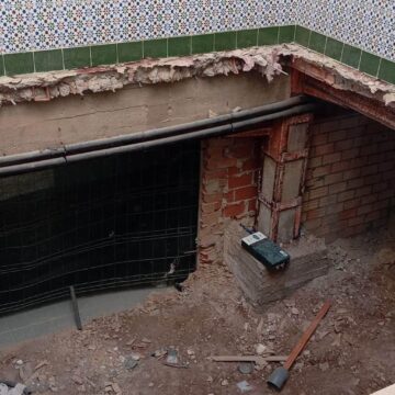 Vuelta al cole en Benaoján entre obras, polvo y con un solo baño