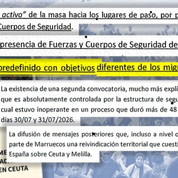 El informe de la Policía Nacional reconoce un «guiado activo» de Marruecos para la invasión de Ceuta