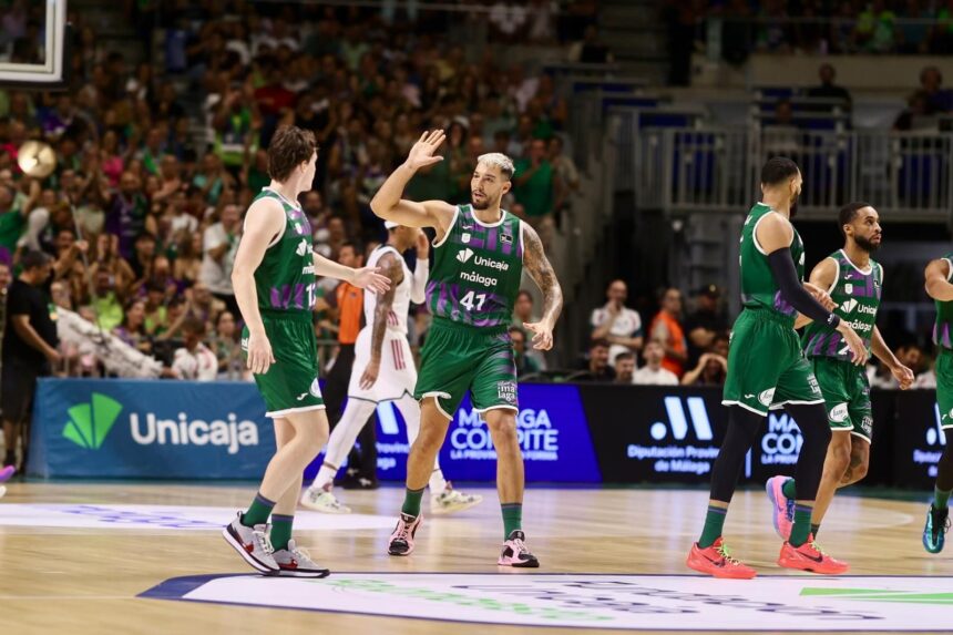 El Unicaja-Real Madrid, en fotos