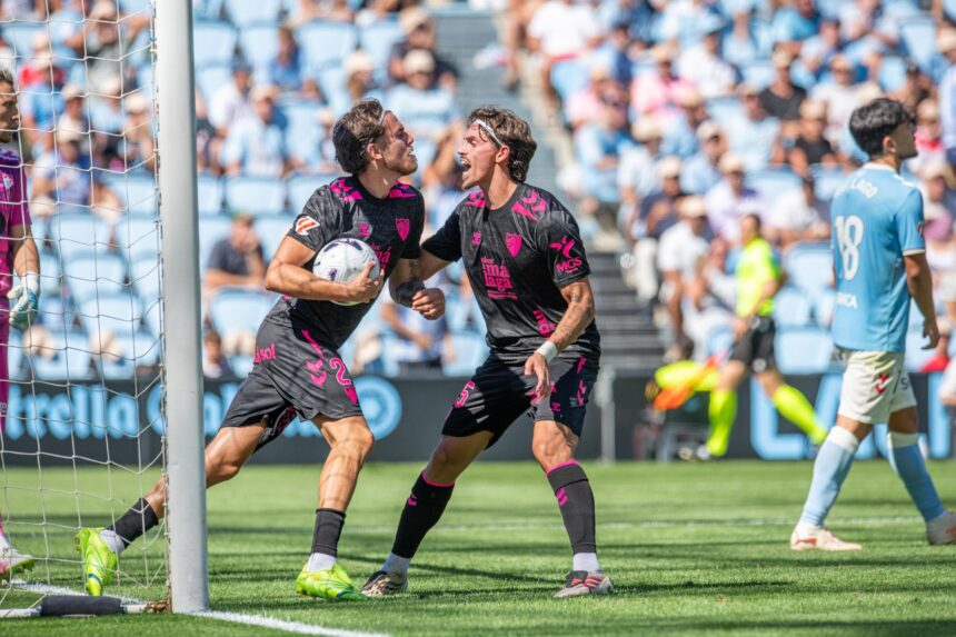 Celta de Vigo-Málaga CF: Adrián Niño da un respiro (1-1)
