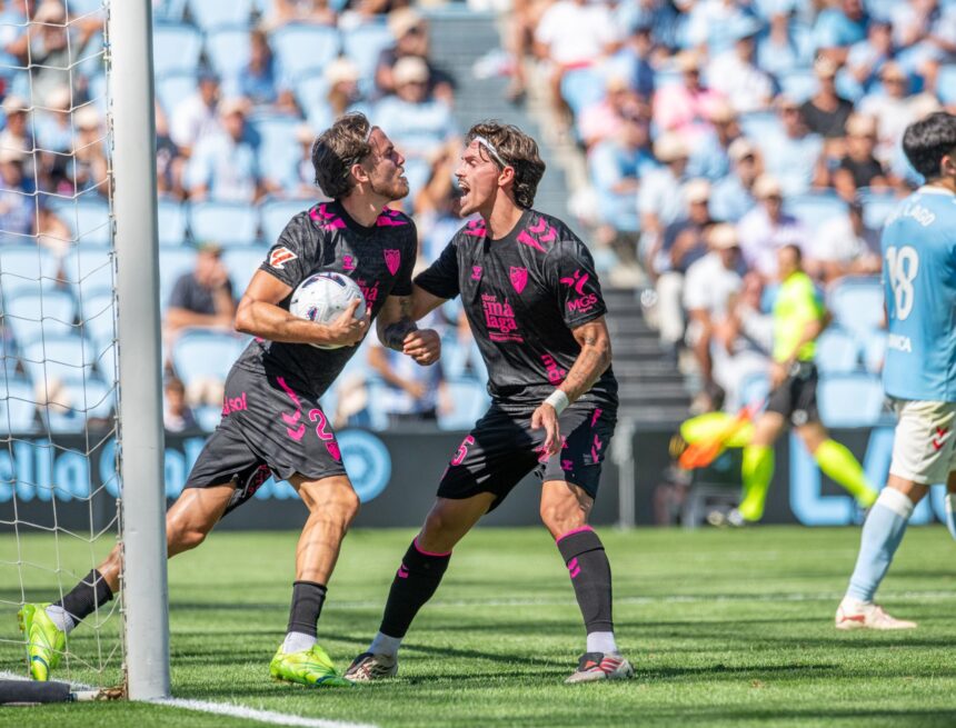 Celta de Vigo-Málaga CF: Adrián Niño da un respiro (1-1)