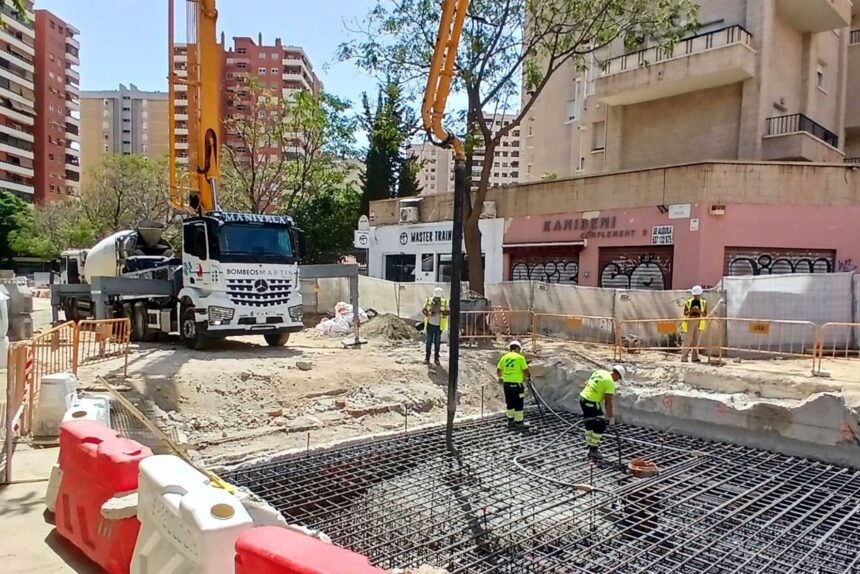 La obra del Metro al Civil en Málaga empieza a ‘tapar’ el túnel entre Hilera y Eugenio Gross