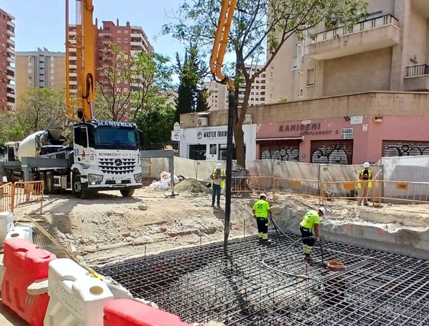 La obra del Metro al Civil en Málaga empieza a ‘tapar’ el túnel entre Hilera y Eugenio Gross
