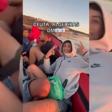 'Ceuta-Algeciras. DM': El viaje clandestino que se anuncia sin tapujos en TikTok ‘Ceuta-Algeciras. DM’: El viaje clandestino que se anuncia sin tapujos en TikTok