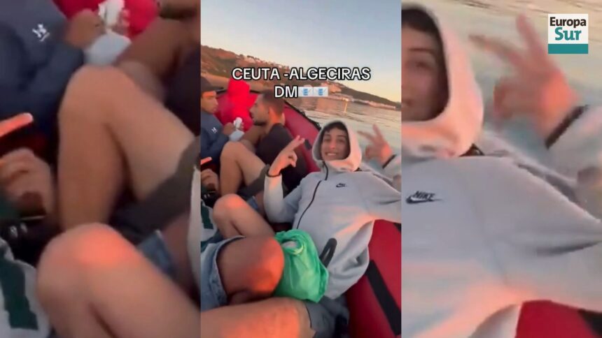 ‘Ceuta-Algeciras. DM’: El viaje clandestino que se anuncia sin tapujos en TikTok