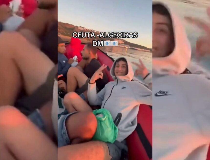 ‘Ceuta-Algeciras. DM’: El viaje clandestino que se anuncia sin tapujos en TikTok