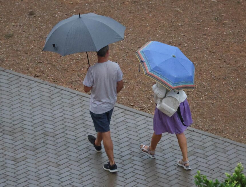 Comienzo de semana marcado por la lluvia: aviso amarillo en Sol, Guadalhorce y Antequera