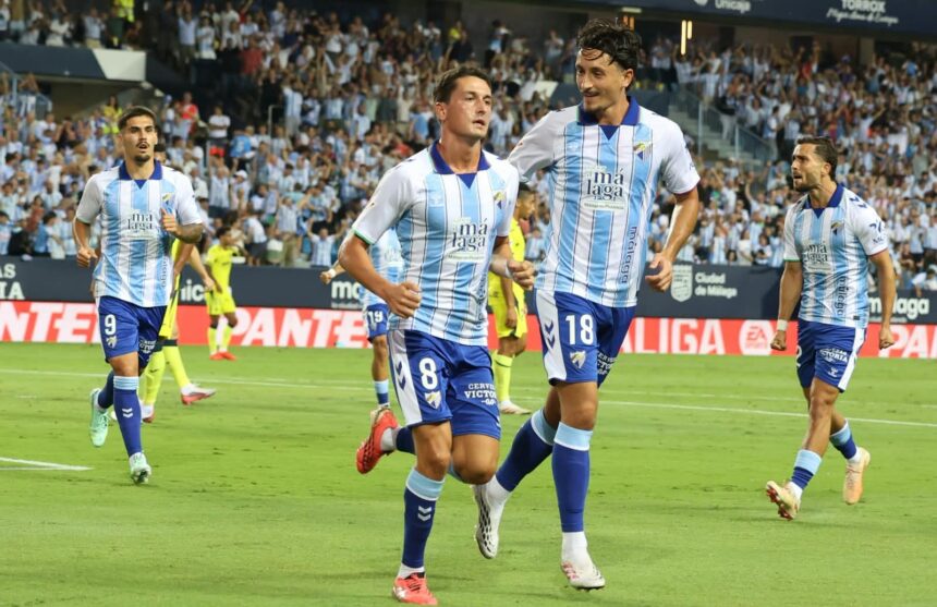El Málaga CF-Villarreal CF, en fotos