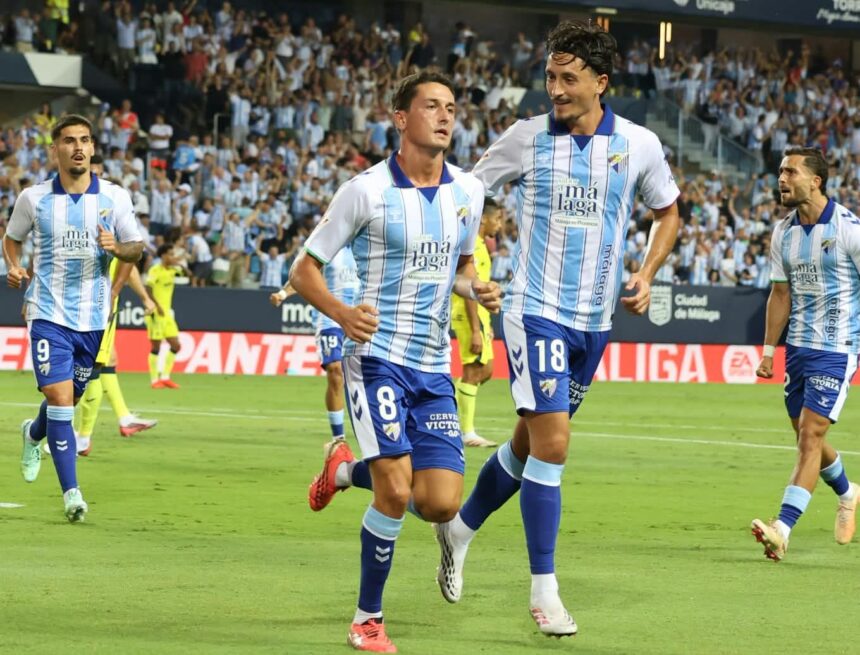 El Málaga CF-Villarreal CF, en fotos