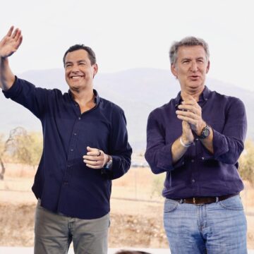 Feijóo y Moreno prometen acabar con el crimen organizado en la Costa del Sol Feijóo y Moreno prometen acabar con el crimen organizado en la Costa del Sol